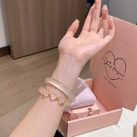移动端：天然马料香槟粉玛瑙玉髓手镯白月光藕粉浅香槟金高冰高透带证书