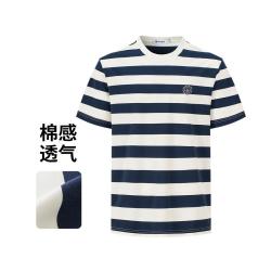 navigare 意大利小帆船条纹短袖T恤