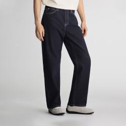 Lee 762宽松直筒牛仔裤 清水洗 32