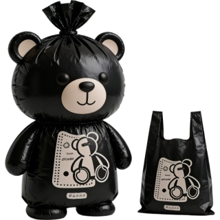 邦派奇 黑金款手提式垃圾袋 32*52cm 50只