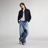 Lee 26早秋新品宽松阔腿牛仔裤