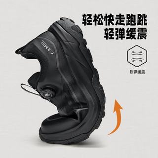 骆驼 旋转扣透气免系带商务运动鞋 G16A566021
