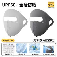 万宝绿 防晒面罩男款  两件替换装UPF50+丨冰感防晒 均码
