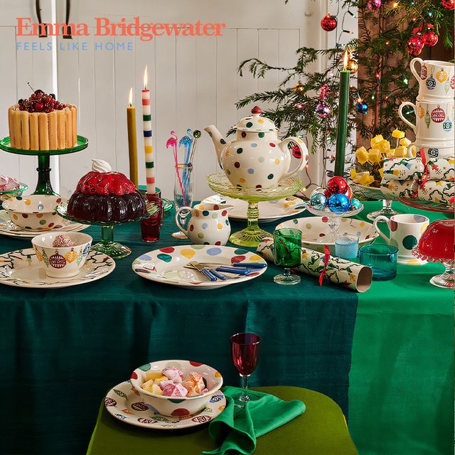 EMMA BRIDGEWATER 马克杯咖啡杯陶瓷餐具碗波点emmabrigewater英国