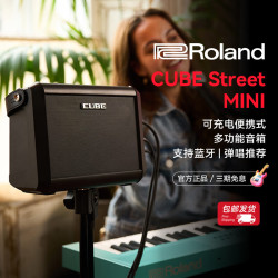Roland 音箱Cube Street Mini 可充电蓝牙便携弹唱多功能音箱 Cube Street Mini 便携多功能音箱