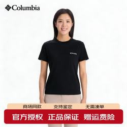 Columbia T恤女装26春夏新品户外速干清凉降温防晒UPF50圆领短袖
