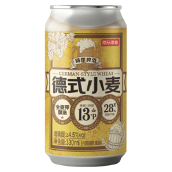 京东京造 德式小麦精酿啤酒整箱330*24