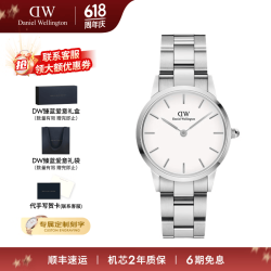Daniel Wellington DanielWellington）银色小精钢白盘女表36mm-DW203