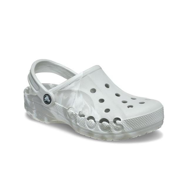 crocs 贝雅大理石纹洞洞鞋