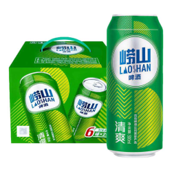 青岛啤酒 青岛崂山啤酒  不兑奖 500ml*12/24罐 -BY