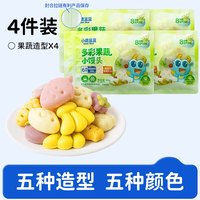 88VIP:小鹿蓝蓝 果蔬菠萝卡通造型馒头 5袋