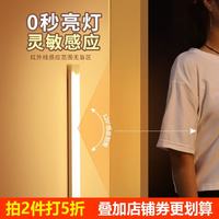 以典 led人体感应灯小夜灯 200mm暖光单支装