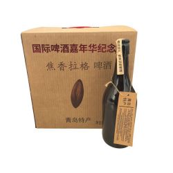蓝宝石啤酒 焦香拉格啤酒 860ml*6瓶 整箱装