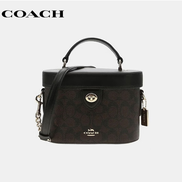今日必买：COACH 【盒子包】KAY手提单肩斜挎女包手机包CBQ35