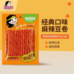 邬辣妈 酒鬼豆筋 蒜蓉味 70g*10袋