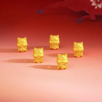 周六福 黄金转运珠 5D硬金 生肖马 0.91g 手绳