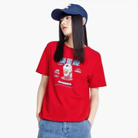 A21 女士宽松显瘦圆领T恤 F452231092