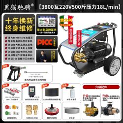 黑猫驰骋 AR 商用高压清洗机 220V-3.8KW 500公斤水枪