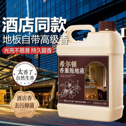 妙普乐 希尔顿香薰拖地清洁液持久留水地砖洗剂酒店瓷砖强去污抛光H 酒店同款香星级酒店香氛拖地液