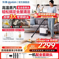东菱 多功能蒸汽清洁机 家用布艺地毯窗户厨房油污全屋清洗机 高温除菌除螨清洁神器