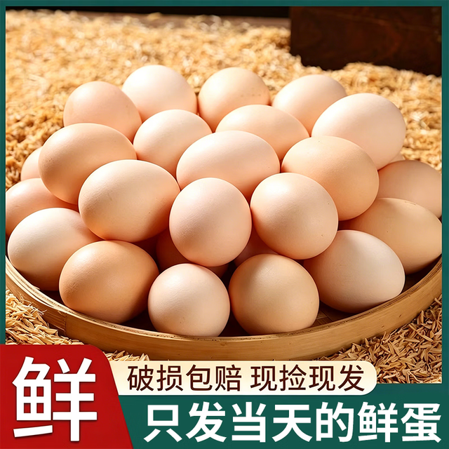 京喜 农家散养谷物土鸡蛋 1200g 30枚