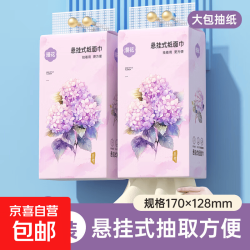 漫花 绣球花系列 抽纸 4层920抽2包(170*128mm)