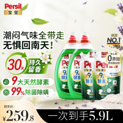 Persil 香氛洗衣液 2L*2瓶+950ml*2瓶 清香