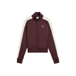 PUMA 复古红色立领T7运动外套女款新款夏季修身夹克631965