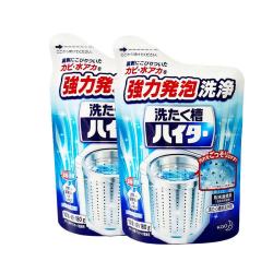 花王 日本进口花王洗衣机槽清洗剂家用滚筒波轮清洗粉末 洗衣机清洗剂180克2袋装