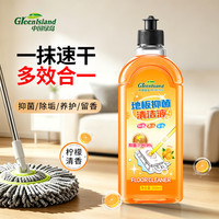 绿岛 地板清洁剂500ml 地板清洗剂拖地瓷砖地砖清洁剂扫洗地机去污剂
