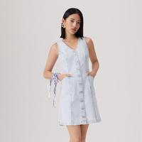 Levi's 李维斯春夏女士时尚休闲修身显瘦牛仔连衣裙