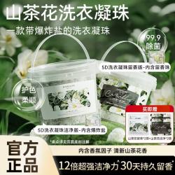 EVERSHINE 山茶花洗衣凝珠 10g*70颗*2袋+10g*5颗*4袋 持久留香
