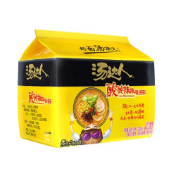统一 汤达人 酸酸辣辣豚骨面 130g*5袋 方便面