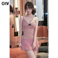 百亿补贴：独特绝美 女士波点网纱透视裙 2026新款