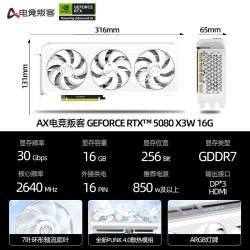 映众 电竞叛客华硕技嘉RTX5080超级冰龙台式机电脑游戏显卡DLSS4.5
