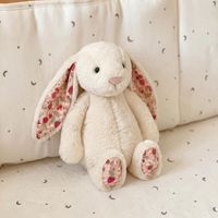 百亿补贴：邦尼兔 花布乳白色邦尼兔 (中码 31cm)