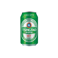 青岛啤酒 纯干拉罐 330ml*24罐