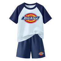 Dickies 男童短袖T恤短裤套装 夏季中大童运动休闲两件套
