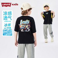 Levi's 儿童男童短袖T恤2026夏季新款运动上衣女
