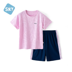 舒贝怡 儿童夏季运动服套装篮球服儿童中大童背心23号球衣小学生夏装 提花红梅粉  160