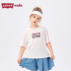 Levi's 凉感透气 儿童短袖T恤