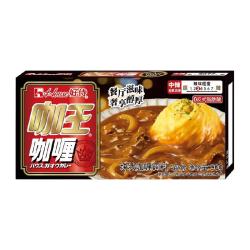 好侍 咖王咖哩中辣3号块状咖喱调味料调料