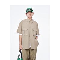 太平鸟 男士工装风衬衫