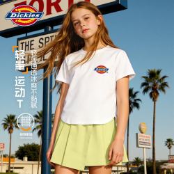 Dickies 童装儿童短袖夏季新款2026男孩上衣夏装宽松速干潮酷男童T恤半袖