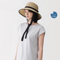 無印良品 MUJI 防紫外线 可水洗折叠宽边帽