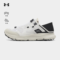 安德玛 户外徒步营地鞋男女款防滑耐磨一脚蹬登山鞋 浅灰白   41