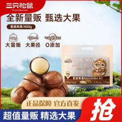三只松鼠 夏威夷果 400g 袋装