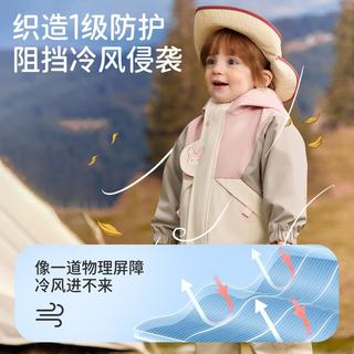 婧麒 三防冲锋衣 三合一保暖加厚 绿色 90cm
