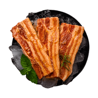 京东跑山猪 蒜香味五花肉片 2kg（500g*4小包）肥瘦相间腌制猪肉烧烤煎食材