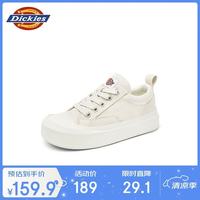 Dickies 儿童帆布鞋春夏新款平底鞋中大童运动鞋男童鞋子小白鞋休闲鞋